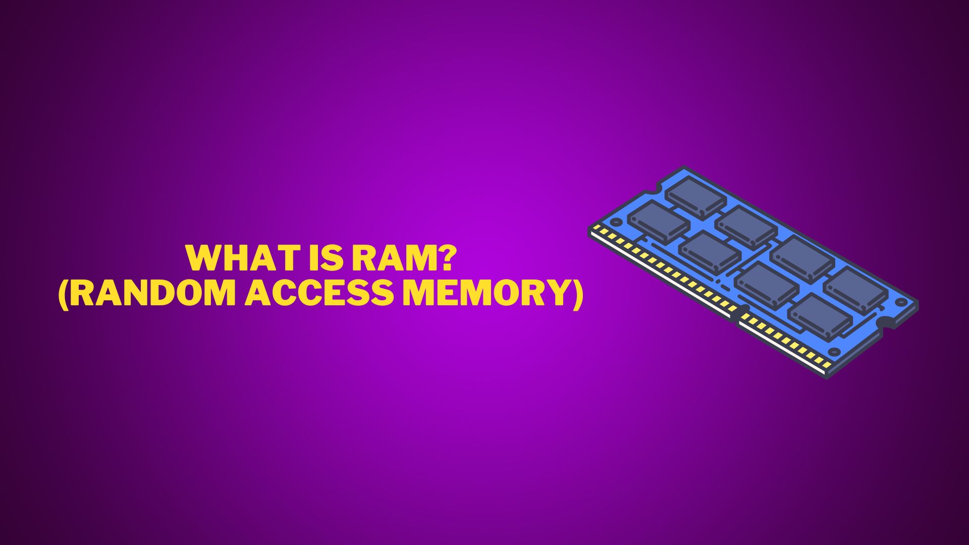 What is RAM (Random Access Memory)